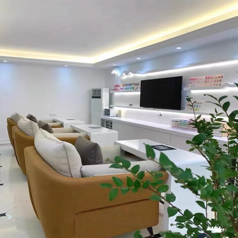 マニキュア用アームチェア、美容師受付用マニキュアテーブル、サ - Tech Office Reception のレビューと価格