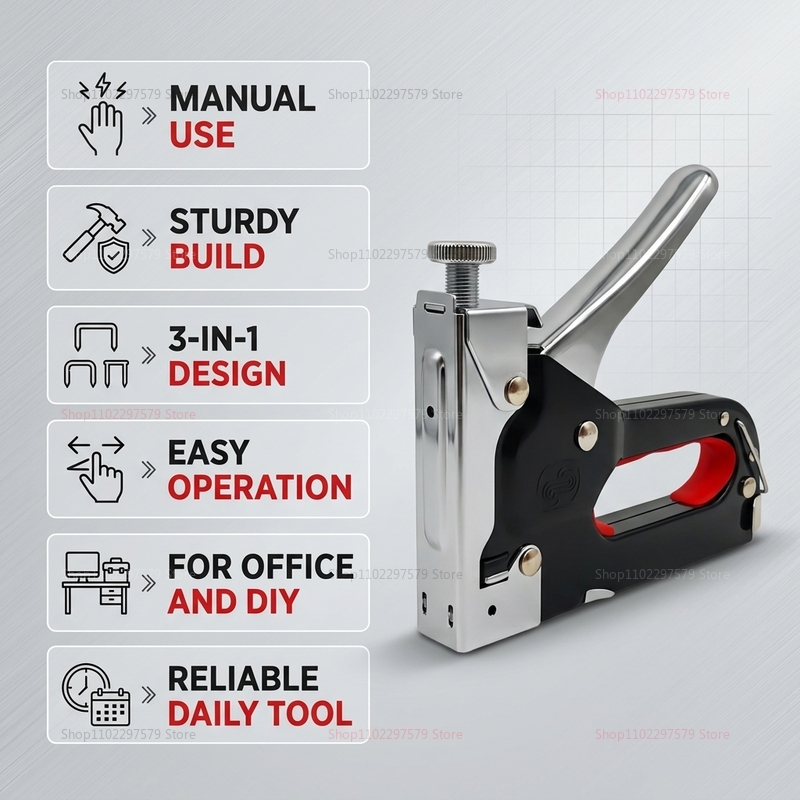 頑丈な3in1ステープラーネイルガンキット、家具修理、室内装 - Electric Stapler Heavy のレビューと価格