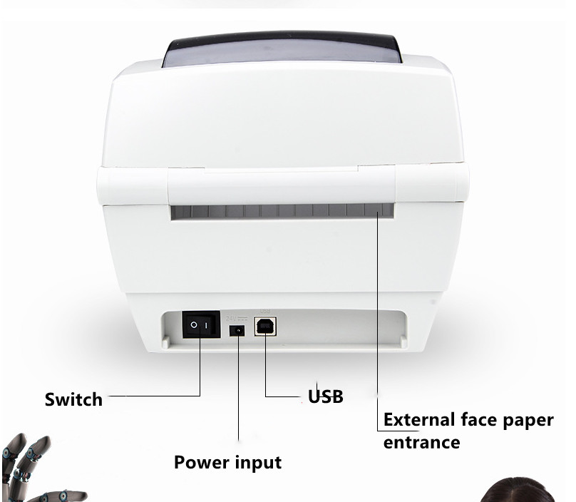 業務用高速G42S粘着ラベルサーマルプリンターすぐに使用可能 - Label Printer Thermal のレビューと価格