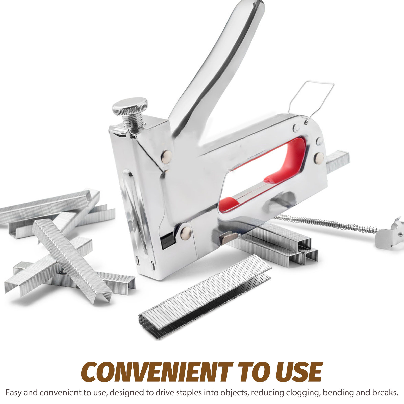 1000個入り U字型空気圧ステープル、木工用ナロークラウン - Electric Stapler Heavy のレビューと価格