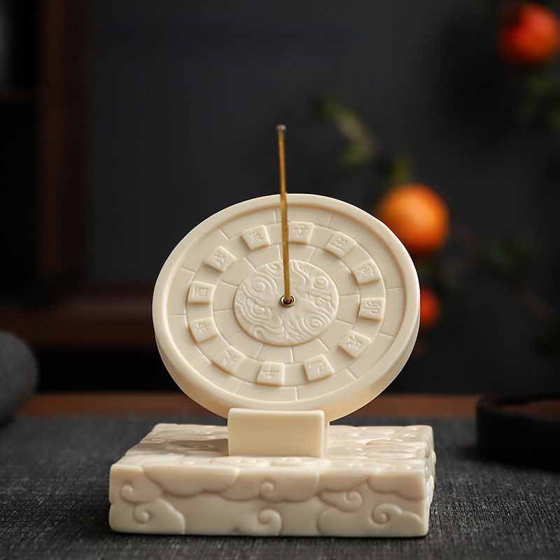 中国風セラミック日時計時計ダイヤル永久カレンダー携帯電話ホル - Office Tech Gadgets のレビューと価格