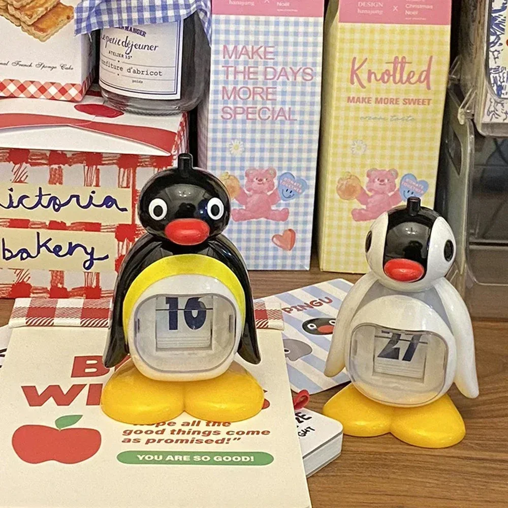 ペンギンデスクトップ装飾品カレンダープレス永久カレンダーかわ - Office Tech Gadgets のレビューと価格