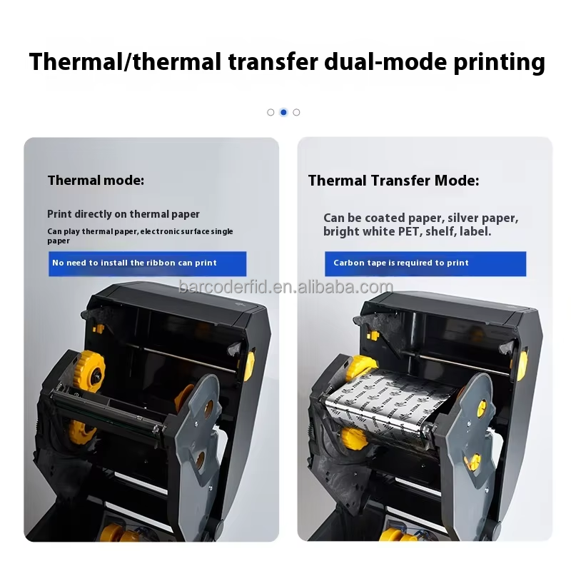 4インチ300DPIサーマル転写プリンター、デスクトップダイ - Label Printer Thermal のレビューと価格