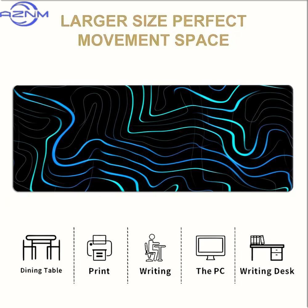 大型XXLゲーミングマウスパッドデスクマットキーボードパッド - Office Tech Background のレビューと価格