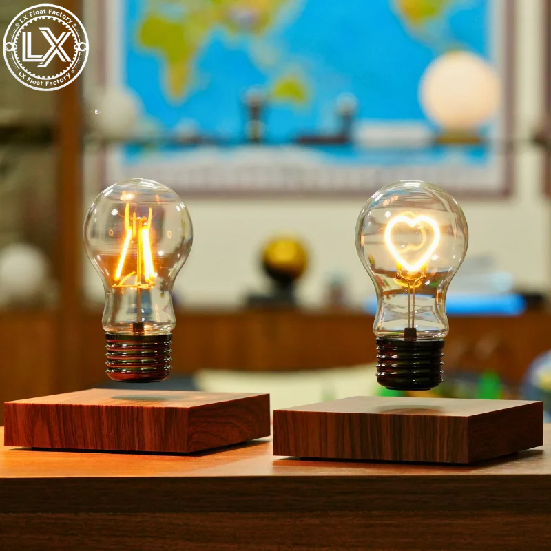 磁気浮上式ワイヤレスLED電球デスクランプ、ユニークなギフト - Home Office Tech Gadgets のレビューと価格