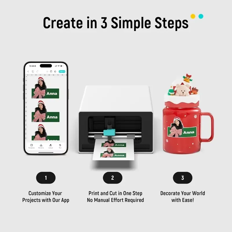 PixCut S1 オールインワンステッカーメーカーマシン  - Label Printer Thermal のレビューと価格