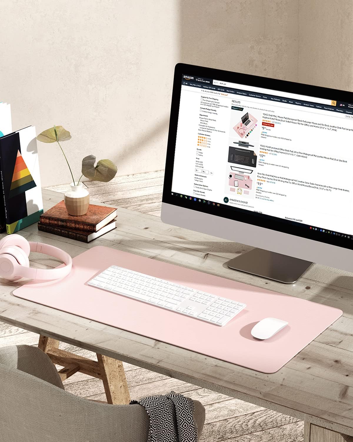 60X35CM オフィスデスクパッド、防水レザーデスクテーブ - Home Office Tech Gadgets のレビューと価格