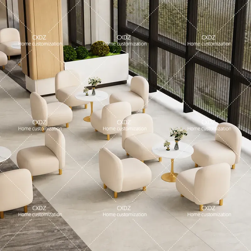モダンなテクノロジー生地を使用したシングルソファチェア、ホテ - Tech Office Reception のレビューと価格