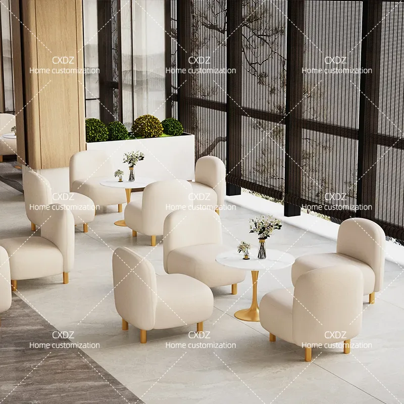 モダンなテクノロジー生地を使用したシングルソファチェア、ホテ - Tech Office Reception のレビューと価格
