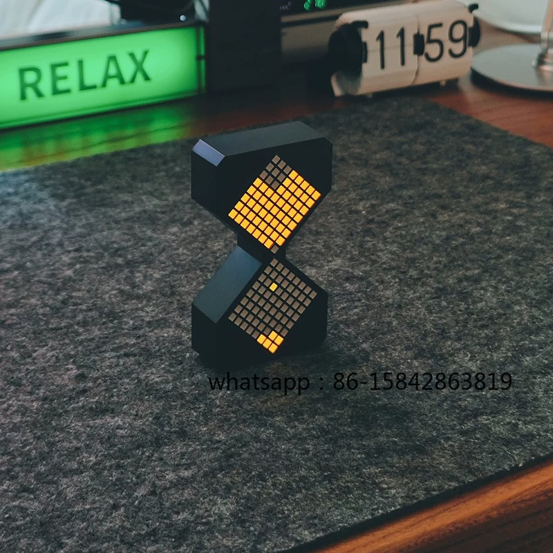ブラックテック電子砂時計、クリエイティブなデスクオーナメント - Tech Office Reception のレビューと価格