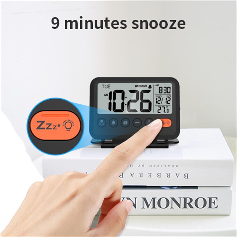 NOKLEAD ホームデジタル LCD 温度計時計折りたたみ - Office Tech Gadgets のレビューと価格